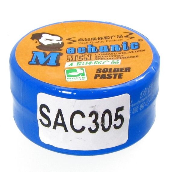 Фото 1. Паста BGA безсвинцева Mechanic SAC305 20г | Yuca.com.ua