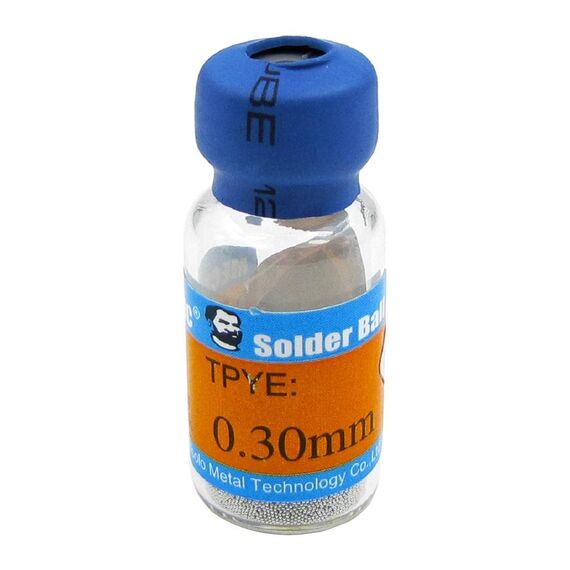 Фото 1. Кульки BGA для паяння мікросхем Mechanic 0.3мм, 10000шт | Yuca.com.ua