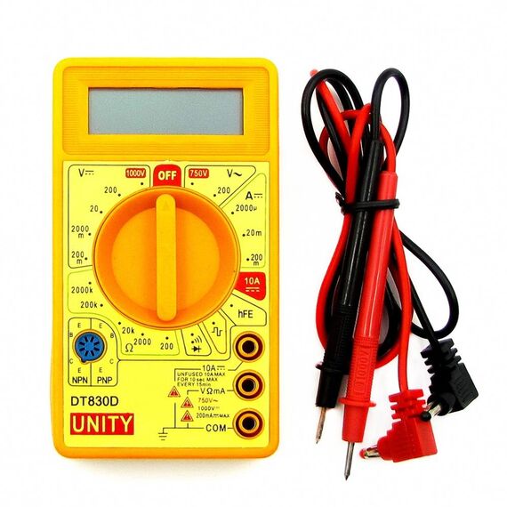Фото 1. Мультиметр цифровий DT 830D | Yuca.com.ua