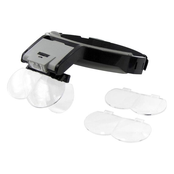 Фото 1. Бінокуляри MG81001-B з LED-підсвічуванням (спарені лінзи 1.7х/2х/2.5х/3.5х) | Yuca.com.ua