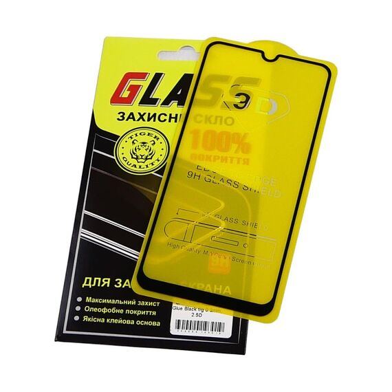 Фото 1. Захисне скло для Samsung A205 A20 (2019) Full Glue (0.3 мм, 2.5D, чорне) | Yuca.com.ua