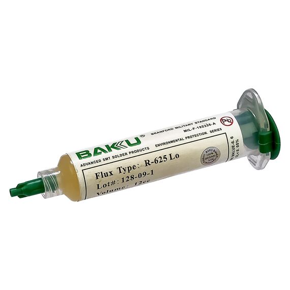 Фото 1. Флюс-паста Baku R-625 Lo 12мл у шприці, безвідмивальна | Yuca.com.ua