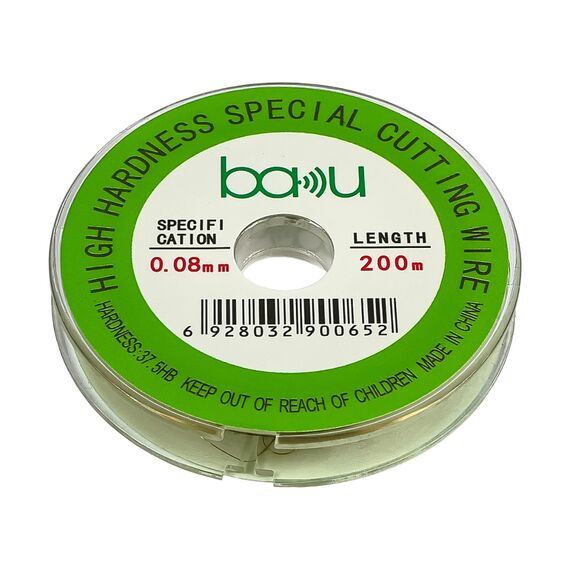 Фото 1. Дріт (струна) Baku 0,08мм/200 м для розділення комплектів дисплей+тачскрін | Yuca.com.ua