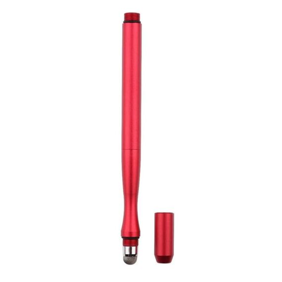 Фото 1. Стилус ємнісний, високоточний, Jot Pro, двосторонній, з вигином, металевий, червоний | Yuca.com.ua