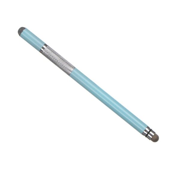 Фото 1. Стилус ємнісний, високоточний, Jot Pro, двосторонній, металевий, зі вставкою, світло-блакитний | Yuca.com.ua