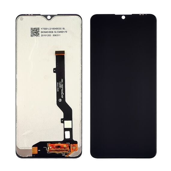 Фото 1. Дисплей для ZTE Blade 20 Smart V2050 з чорним тачскріном | Yuca.com.ua