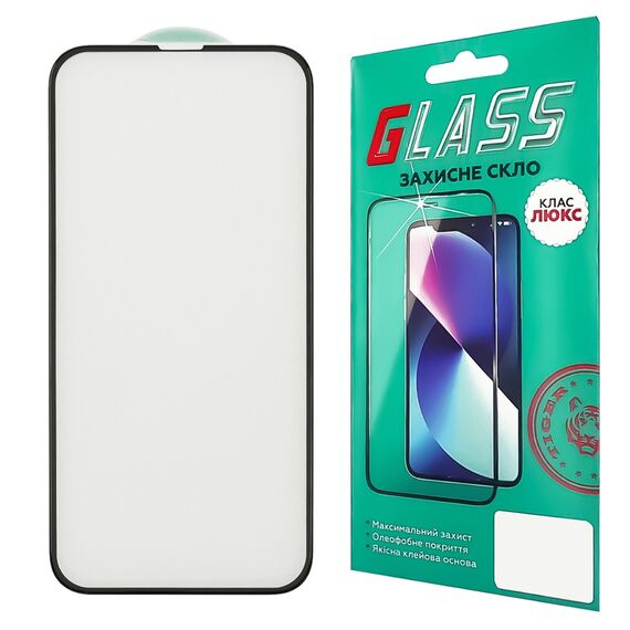 Фото 1. Захисне скло для Apple iPhone 13 Pro Max/ 14 Plus (0.3 мм, 4D чорне) Люкс | Yuca.com.ua