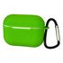 Фото 1. Чохол силіконовий з карабіном для Apple AirPods Pro колір 13 зелений | Yuca.com.ua