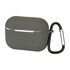 Фото 1. Чохол силіконовий з карабіном для Apple AirPods 3 колір 02 сірий | Yuca.com.ua