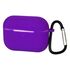 Фото 1. Чохол силіконовий з карабіном для Apple AirPods 3 колір 10 фіолетовий | Yuca.com.ua