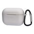 Фото 1. Чохол силіконовий з карабіном для Apple AirPods Pro колір 11 білий | Yuca.com.ua
