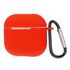 Фото 1. Чохол силіконовий з карабіном для Apple AirPods 4 колір 04 червоний | Yuca.com.ua