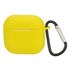 Фото 1. Чохол силіконовий з карабіном для Apple AirPods 4 колір 08 жовтий | Yuca.com.ua
