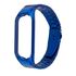 Фото 1. Ремінець металевий для Xiaomi Mi Band 4 блоковий синій | Yuca.com.ua